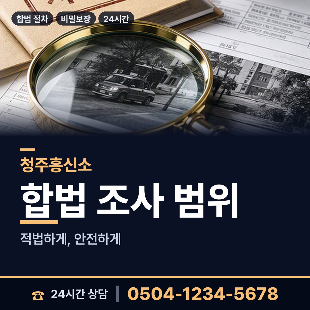 청주 오근장동 상표도용조사 상담 안내